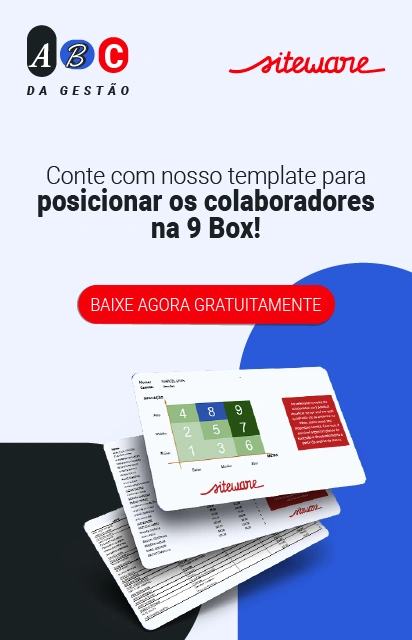 Banner do template de matriz 9 Box para download