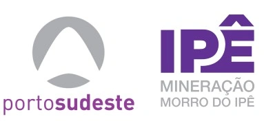 Logos da Porto Sudeste e da Mineração Morro do Ipê